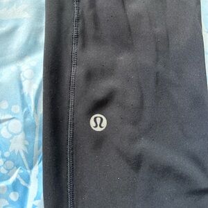 High Rise Black Lululemon Leggings Size 2